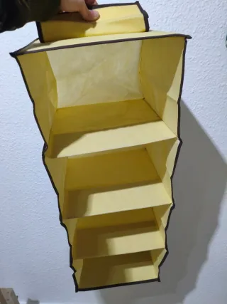 2 Organizadores de Armario Amarillos