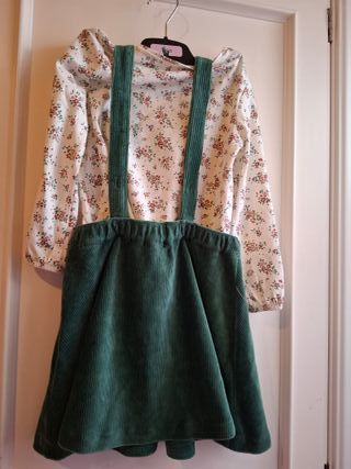 Conjunto falda y camiseta 5 años