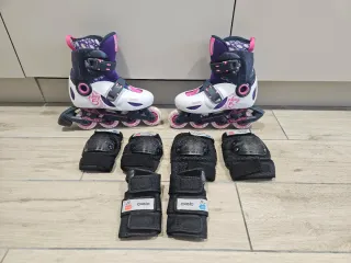 Patines en línea niña-o Talla 30-33 + Protecciones
