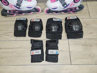 Patines en línea niña-o Talla 30-33 + Protecciones