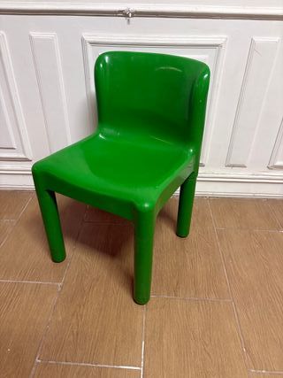 Sedia Kartell verde in plastica
