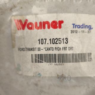 CANTO PARAGOLPES DERECHO FORD TRANSIT NUEVO 107102513