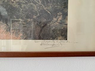 Litografía Nicolas Forteza 51/100 firmado a mano