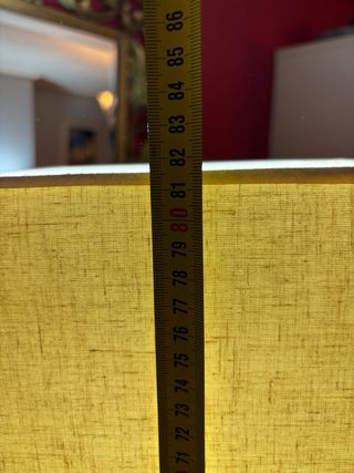 Lámpara de mesa cerámica pintada a mano