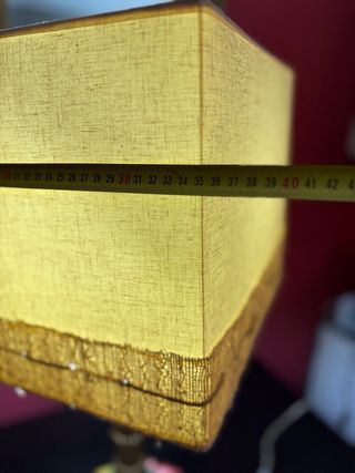 Lámpara de mesa cerámica pintada a mano