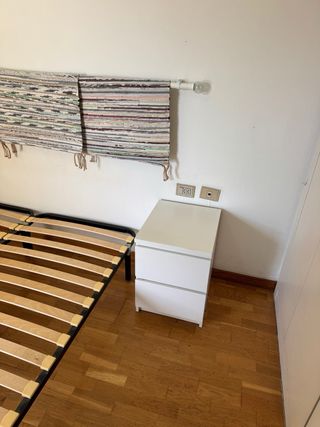 Somier Matrimonio + Mesitas + Cabecero