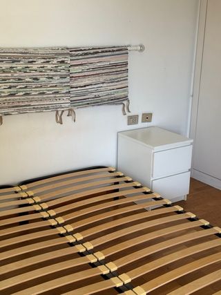 Somier Matrimonio + Mesitas + Cabecero