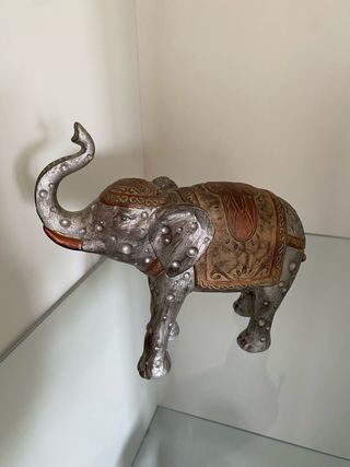 Set 3 Elefantes Decoración Metal