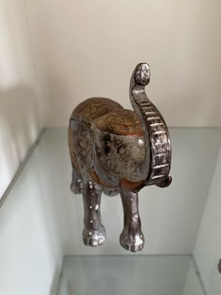 Set 3 Elefantes Decoración Metal