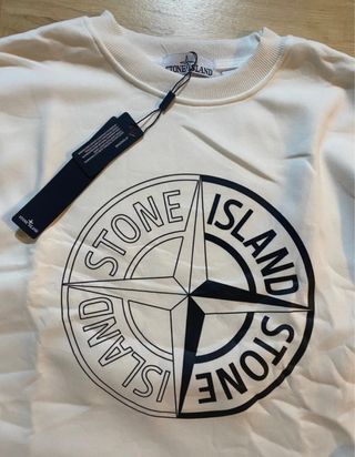 Sudadera Stone Island Blanca