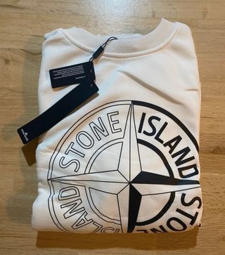 Sudadera Stone Island Blanca