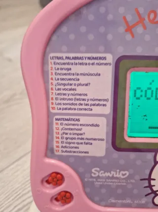 Ordenador Hello Kitty Infantil