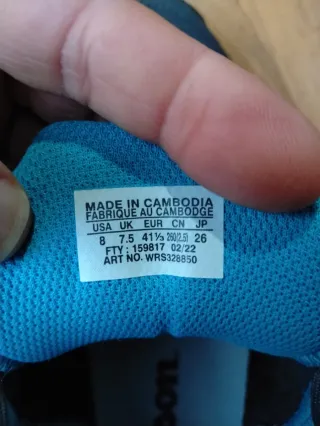 Zapatillas Wilson Kaos Stroke Azul/Gris Talla 41.5