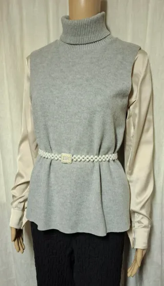 Zara Maglione Girocollo Senza Maniche