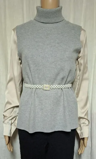 Zara Maglione Girocollo Senza Maniche