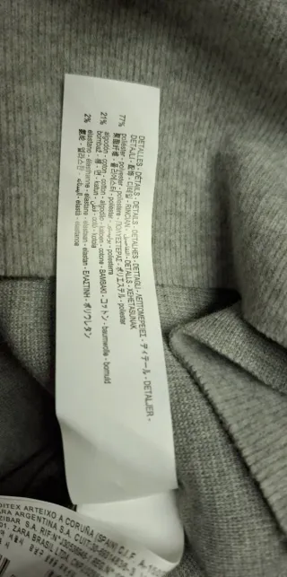 Zara Maglione Girocollo Senza Maniche