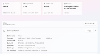 PC Gaming Ryzen 7 5800X RTX 4060 Ti 32GB RAM