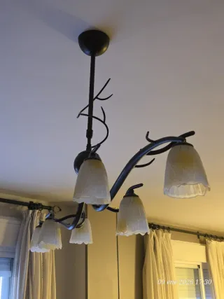 Lámpara de techo diseño ramas