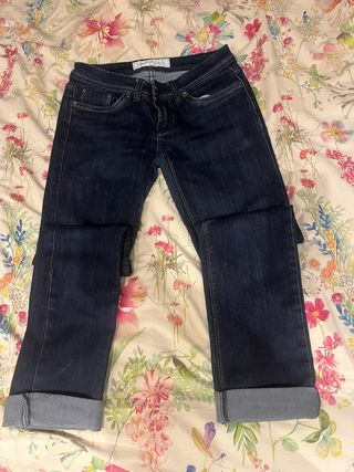Pantalón vaquero niña azul