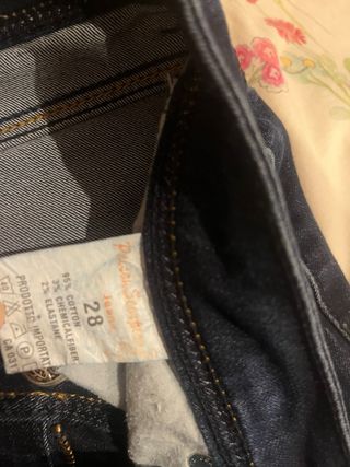 Pantalón vaquero niña azul