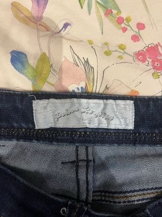 Pantalón vaquero niña azul