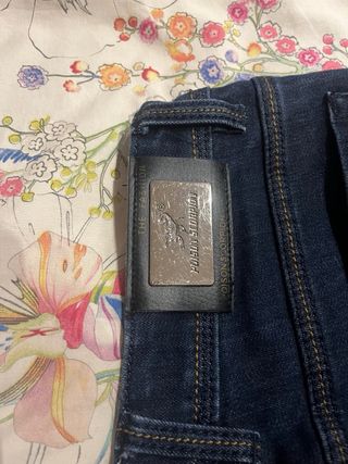 Pantalón vaquero niña azul