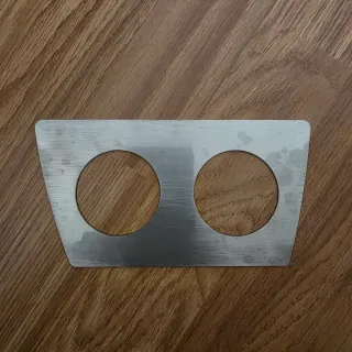 Placa Acero Relojes VW Corrado