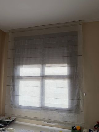 Estor Paquetto Tela Marrón y Blanco