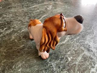 Cocker de porcelana figura decorativa