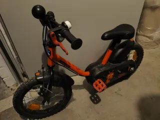 Bicicleta infantil Decathlon naranja