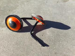 Bicicleta infantil Decathlon naranja