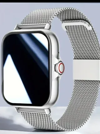 Reloj Digital Negro y Plateado