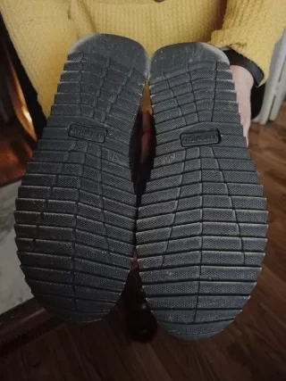 Zapatillas IMAC Beige y Dorado Talla 36