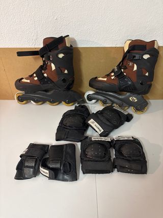 Patines en línea para adulto + protecciones