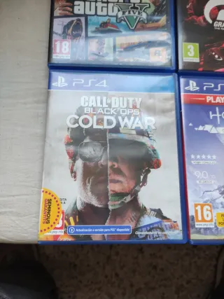 Lote 7 Giochi PS4: Call of Duty, GTA V, FIFA 18