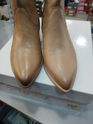 Botines mujer Alesya beige talla 37 estilo vintage