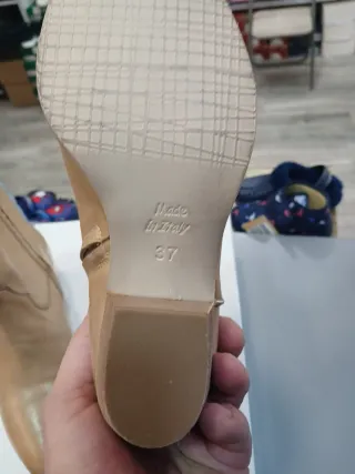 Botines mujer Alesya beige talla 37 estilo vintage