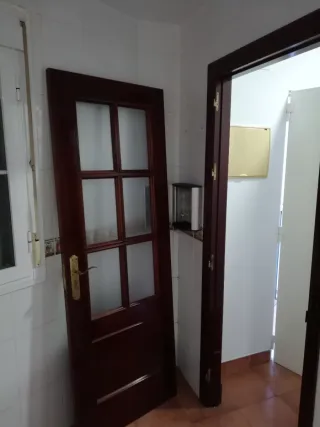 Puertas de madera con cristal