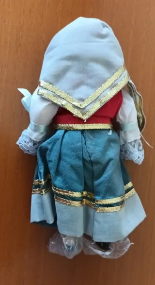 Bamboline souvenir vintage, set 4 pezzi