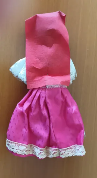 Bamboline souvenir vintage, set 4 pezzi