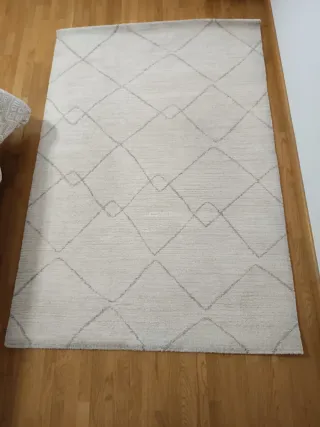 Alfombra Tversted beige y gris