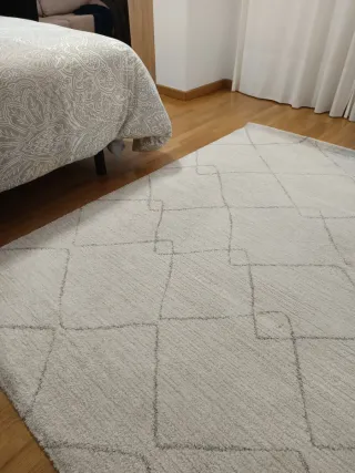 Alfombra Tversted beige y gris