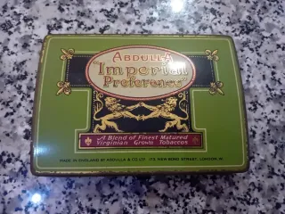 Caja Lata Antigua ABDULLA Imperial Preference