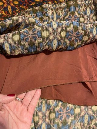 Vestido gasa boho estampado