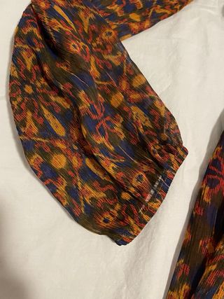 Vestido gasa boho estampado