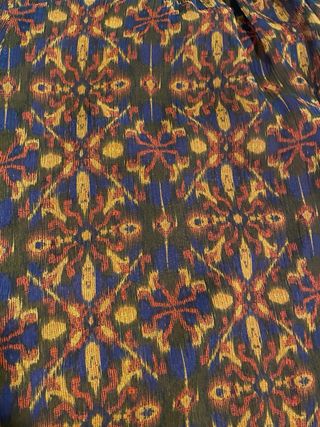 Vestido gasa boho estampado