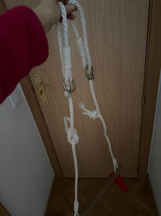 Juego trapecio columpio anillas