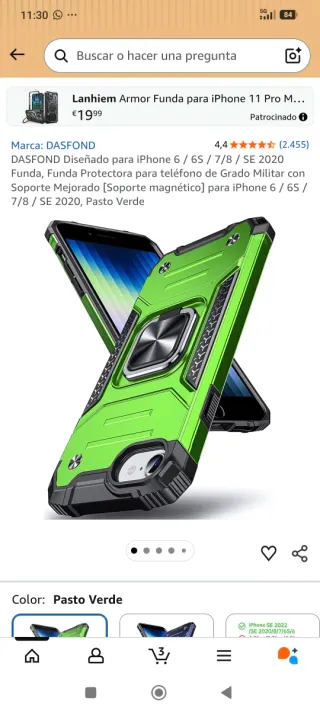 Custodia DASFOND per iPhone 6/6S/7/8/SE 2020