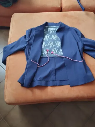 Giacca Emporio Armani donna vintage blu