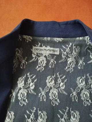 Giacca Emporio Armani donna vintage blu